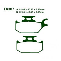 Bremsbelag (Bremsklotz) Standard EBC vorne/hinten for Model:  