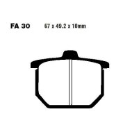 Bremsbelag (Bremsklotz) Standard EBC vorne/hinten for Model:  