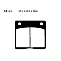 Bremsbelag (Bremsklotz) Standard EBC hinten for Model:  