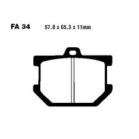 Bremsbelag (Bremsklotz) Standard EBC vorne/hinten for Model:  