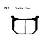 Bremsbelag (Bremsklotz) Standard EBC vorne for Model:  