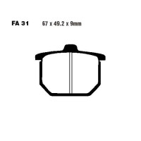 Bremsbelag (Bremsklotz) Standard EBC vorne/hinten for Model:  