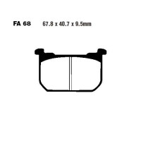 Bremsbelag (Bremsklotz) Standard EBC vorne/hinten for Model:  