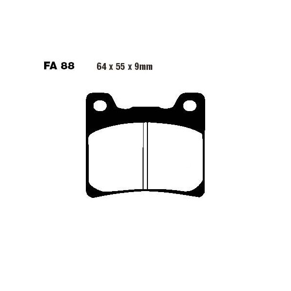 Bremsbelag (Bremsklotz) Standard EBC vorne/hinten