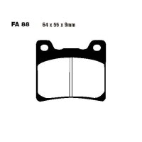 Bremsbelag (Bremsklotz) Standard EBC vorne/hinten for Model:  