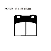 Bremsbelag (Bremsklotz) Standard EBC vorne/hinten for Model:  