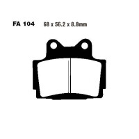 Bremsbelag (Bremsklotz) Standard EBC vorne/hinten for Model:  