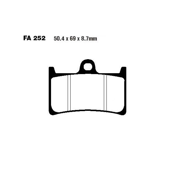 Bremsbelag (Bremsklotz) Standard EBC vorne