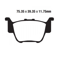 Bremsbelag (Bremsklotz) Standard EBC hinten für Modell:  