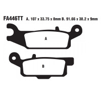 Bremsbelag (Bremsklotz) Standard EBC hinten for Model:  