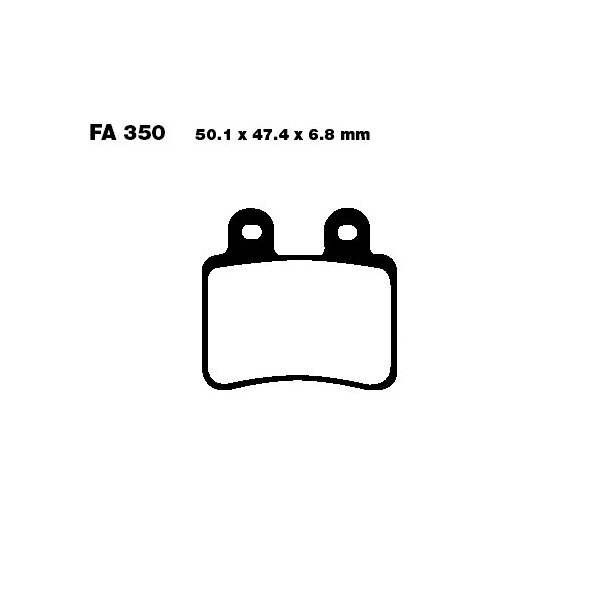 Bremsbelag (Bremsklotz) Standard EBC vorne/hinten