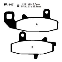 Bremsbelag (Bremsklotz) Standard EBC vorne for Model:  