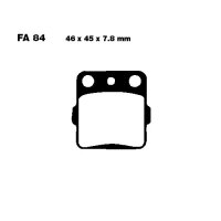 Bremsbelag (Bremsklotz) Standard EBC vorne/hinten für Modell:  