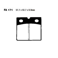 Bremsbelag (Bremsklotz) Standard EBC vorne/hinten for Model:  