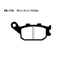 Bremsbelag (Bremsklotz) Standard EBC hinten for Model:  