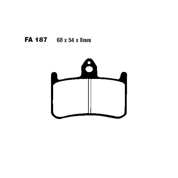 Bremsbelag (Bremsklotz) Standard EBC vorne