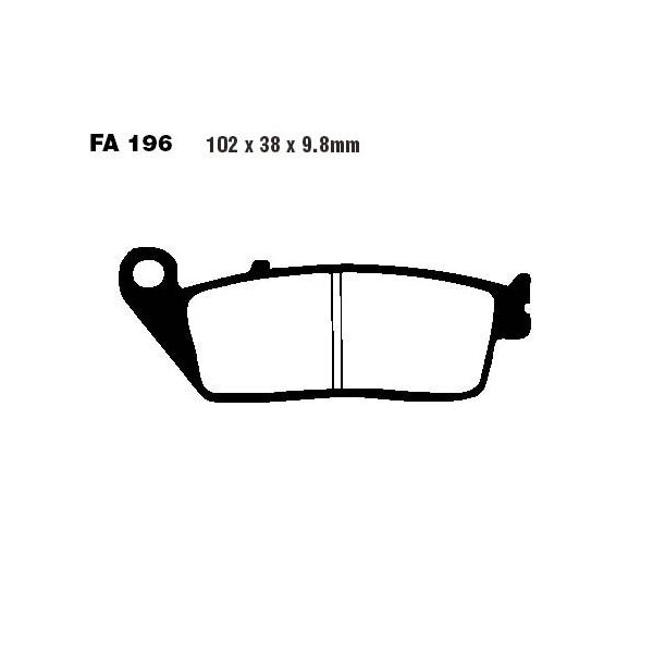 Bremsbelag (Bremsklotz) Standard EBC vorne/hinten