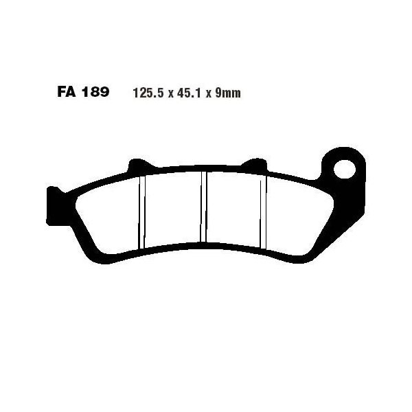 Bremsbelag (Bremsklotz) Standard EBC vorne/hinten