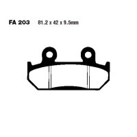 Bremsbelag (Bremsklotz) Standard EBC vorne for Model:  