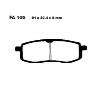 Bremsbelag (Bremsklotz) Standard EBC vorne for Model:  