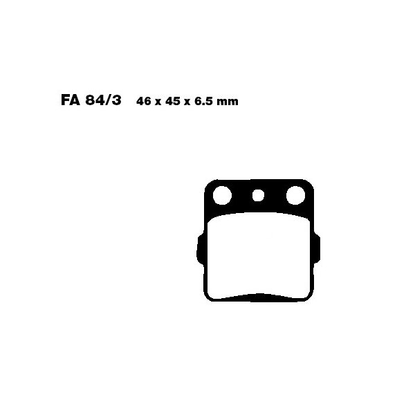 Bremsbelag (Bremsklotz) Standard EBC vorne/hinten