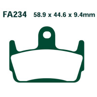 Bremsbelag (Bremsklotz) Standard Scooter EBC hinten for Model:  