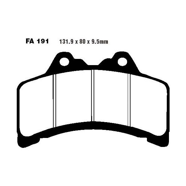 Bremsbelag (Bremsklotz) Standard EBC vorne