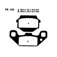 Bremsbelag (Bremsklotz) Standard EBC vorne for Model:  