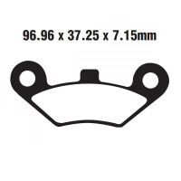 Bremsbelag (Bremsklotz) Standard EBC vorne/hinten for Model:  