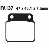 Bremsbelag (Bremsklotz) Standard EBC hinten pour le modèle :  