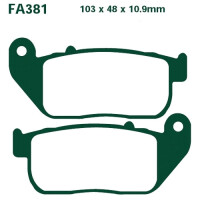 Bremsbelag (Bremsklotz) Standard EBC vorne for Model:  