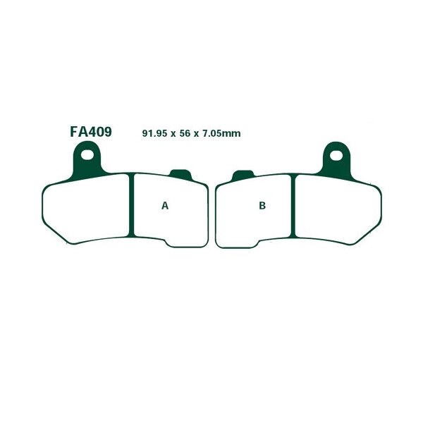 Bremsbelag (Bremsklotz) Standard EBC vorne/hinten