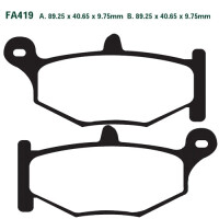 Bremsbelag (Bremsklotz) Standard EBC hinten pour le modèle :  