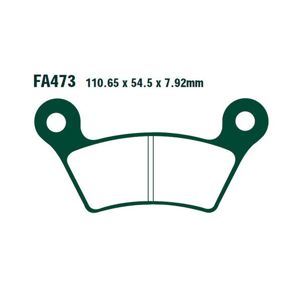 Bremsbelag (Bremsklotz) Standard EBC hinten