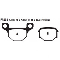 Bremsbelag (Bremsklotz) Standard Scooter EBC vorne/hinten pour le modèle :  