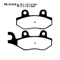 Bremsbelag (Bremsklotz) Standard EBC vorne/hinten for Model:  