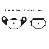 Bremsbelag (Bremsklotz) Standard EBC vorne/hinten pour le modèle :  