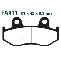 Bremsbelag (Bremsklotz) Standard Scooter EBC hinten for Model:  