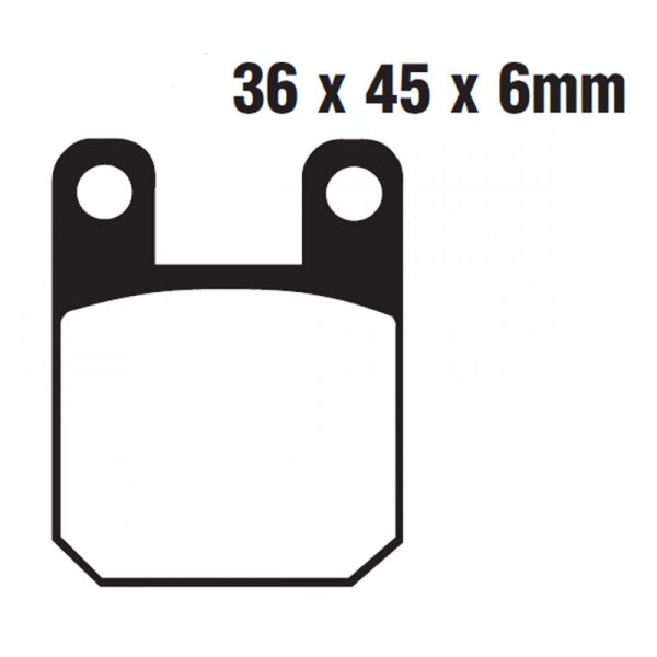 Bremsbelag (Bremsklotz) Standard EBC vorne/hinten