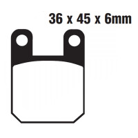 Bremsbelag (Bremsklotz) Standard EBC vorne/hinten for Model:  