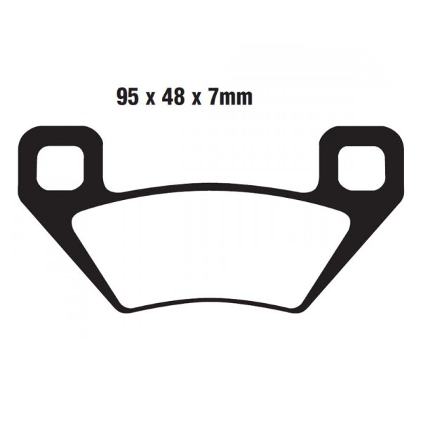 Bremsbelag (Bremsklotz) Standard EBC vorne/hinten