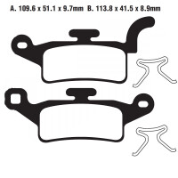 Bremsbelag (Bremsklotz) Standard Scooter EBC vorne pour le modèle :  