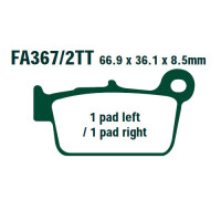 Bremsbelag (Bremsklotz) Standard EBC vorne/hinten for Model:  