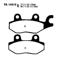 Bremsbelag (Bremsklotz) Standard EBC vorne/hinten pour le modèle :  