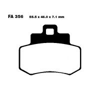 Bremsbelag (Bremsklotz) Standard Scooter EBC hinten für Modell:  