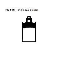 Bremsbelag (Bremsklotz) Standard Scooter EBC vorne pour le modèle :  