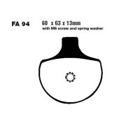 Bremsbelag (Bremsklotz) Semi-Sinter V EBC vorne for Model:  