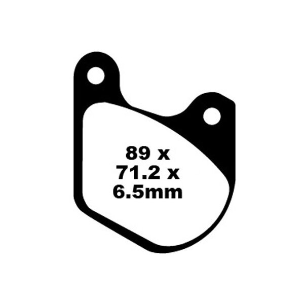 Bremsbelag (Bremsklotz) Semi-Sinter V EBC vorne/hinten