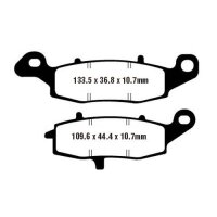 Bremsbelag (Bremsklotz) Semi-Sinter V EBC hinten for Model:  