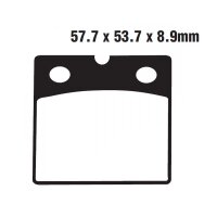 Bremsbelag (Bremsklotz) Semi-Sinter V EBC vorne/hinten für Modell:  BMW K 75 C K569 1989